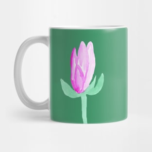 flower, floral, spring, bud, horticulture, plant, watercolor, hand drawn, art, painting Mug